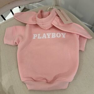 Playboy X Misguided Limited Release Small Dog Hoodie NWT
